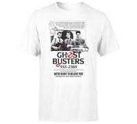 Zavvi Ghostbusters Vintage Advert Unisex T-Shirt - White