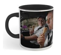 Zavvi Hot Fuzz Ice Cream Scene Mug - Black
