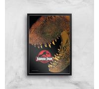 Zavvi Jurassic Park Giclee Art Print A3 with Wooden Frame