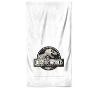 Zavvi Jurassic Park Logo Beach Towel