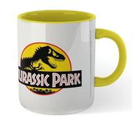 Zavvi Jurassic Park Yellow Logo Mug - Yellow