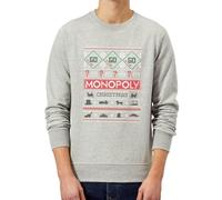 Zavvi Monopoly Christmas Sweatshirt - Grey XL