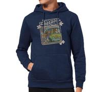 Zavvi Official Scooby Doo Mystery Machine Psychedelic Adults Hoodie - Navy | Licensed Merchandise | 70% Cotton 30% Polyester | Regular Fit Unisex Pullover