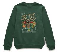 Zavvi Scooby Doo Christmas Jumper - Forest Green M