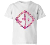 Zavvi Scooby-Doo Floral Kids T-Shirt - White | Size: YXL Zavvi White YXL