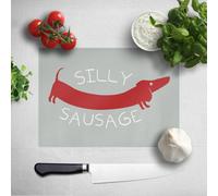 Zavvi Silly Sausage Chopping Board Zavvi Multicolor