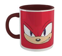 Zavvi Sonic The Hedgehog Knuckles Face Mug - Burgundy