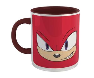 Zavvi Sonic The Hedgehog Knuckles Face Mug - Burgundy