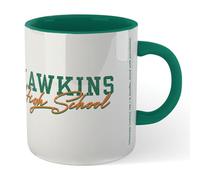 Zavvi Stranger Things Hawkins Tigers Mug - Green