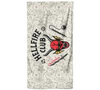 Zavvi Stranger Things Hellfire Club Beach Towel