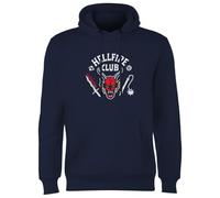 Zavvi Stranger Things Hellfire Club Vintage Hoodie - Navy S