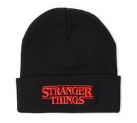Zavvi Stranger Things Logo Beanie -Black