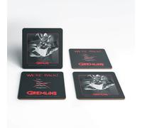 Zavvi The Gremlins Stripe Corkbacked Coaster Set