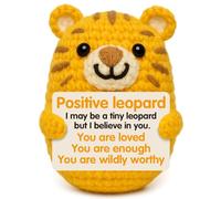 zavvoolly Self Love Gifts , Positive Leopard "you Are Enough" Decor, Unique Encouragement Keepsake for Friend, Daughter, Inspirational Desk Sign, for Women
