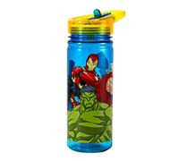 Zawadi Global Avengers 580ml Water Bottle for Kids School Drinks Bottle Made of Durable Ecozen Reusable BPA Free
