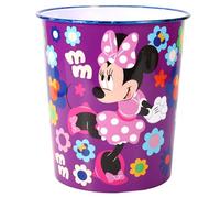 Zawadi Global Minnie Mouse Kids Childrens Waste Bucket Paper Bin Basket for Bedroom Study Desk Dustbin