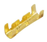 ZAWELIYO 100Pcs Brass Crimp Terminals Quick Connect Wiring Terminals 100Pcs Square for Wiring Repair