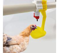 ZAWELIYO 20Pcs Automatic Chicken Drinking Nipple Feeder Durable Water Supply System for Poultry Farm Equipment, Polyformaldehyde Resin, Easy Install