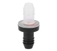 ZAWELIYO 3/8 10MM Inline Check Valve Plastic One Way Valve for Fuel Gas | Liquid Air VITON,Silicone(Optional) (PP/Silicone Silicone Rubber)