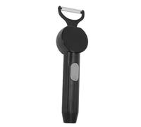 ZAWELIYO 3 in 1 Electric Peeler Compact and Versatile for Quick Fruit and Vegetable Peeling USB Rechargeable Kitchen Tool (Black)