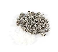 ZAWELIYO 50 Pcs Silver 5mm LED Holders Panel Display Thread Mount for Electronic and Electrical Experiments