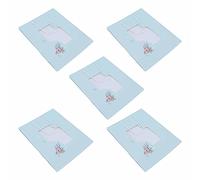 ZAWELIYO 5Pcs Unique Cartoon Paper Gift Bags Durable Tote for Gift Giving Parties Weddings Christmas 33x25x12cm (B&B Bear Claw)