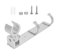 ZAWELIYO Adjustable Stylish Shower Head Holder for Organizing Bath Accessories Wall Mounted Bathroom Storage Organizer for Kids and Parents, Aluminium, As Shown in the Picture, 6.22x1.18x2.52in
