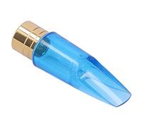 ZAWELIYO Bb Alto Saxophone Mouthpiece Transparent Blue Ideal Replacement for Jazz Pop Rock Musicians Made of ABS Material