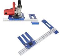 ZAWELIYO Circular Saw Guide, Aluminum Alloy Woodworker's Guide Rail, 78cm Double Precise Scale, Arbitrary Position Lock, Making Equal Width Straight Planks for Carpenter Architects