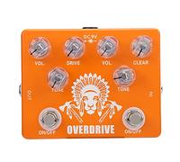 ZAWELIYO CP-70 Guitar Effect Pedal with Dual Overspeed Distortion True Bypass for Electric Guitar Players
