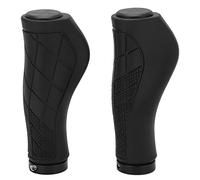 ZAWELIYO Cycling Handle Grips with Non Slip Rubber, Comfortable Mountain Cycling Handle Handlebar Grips for Repair and Replacement, Cycling Parts (Black)