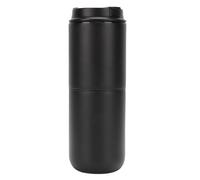 ZAWELIYO Electric Coffee Maker with 15 Grind Settings and Quick Heating for Camping, 8.9x3.2in Portable Coffee Cup for Office Use (Black)