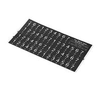 ZAWELIYO Electronic Piano Keyboard Sticker 49/54/61 Keys Transparent Music Decal for Beginners Thin Removable Adhesive Material for Easy Learning