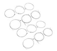 ZAWELIYO Folk Guitar Strings Set Bright Balanced Tone Metal Musical Instrument String Replacement for Daily Use 12 Pieces