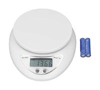 ZAWELIYO Food Scale, Gram Scales, Electronic Scales, Digital LCD Display Kitchen Scale 5kg, High Accuracy Small Food Scale for Weight Loss, Baking, Gourmet food and Cooking