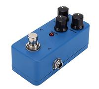 ZAWELIYO Guitar Effect Pedal Compact Mini Vibrato for Electric Guitar Enthusiasts Blue Aluminium Alloy