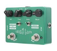 ZAWELIYO Guitar Overdrive Pedal Classic Effect with Comp Cut and FM Mode for Electric Guitarists Aluminum Alloy 11.9 X 9.4 X 3.8cm