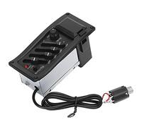 ZAWELIYO Guitar Pickup Acoustic Electric, High-Performance Equalizer for Enhanced Sound Control in Stringed Instruments, ABS Black, Complete Installation Kit