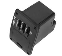 ZAWELIYO Guitar Pickup Durable Quality Sound Pick-up with Equalizer for Musicians 9V Battery Black 1 Unit