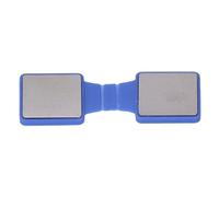 ZAWELIYO Ice Skate Vane/Wing Sharpener Efficient Double Sided Ceramic Grinder for Speed Skating Edge Maintenance, Light and Portable, Blue, 1 Piece