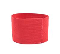 ZAWELIYO Junior Captain's Armband, Captain Bracelet, Soccer Player Armbands, Loop Design, Elastic Band, Suitable for Soccer, Sports Team Match (Red)
