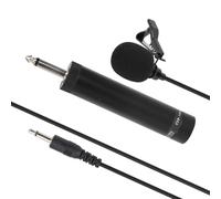 ZAWELIYO Lavalier Microphone Professional Quality Wired Lapel Microphone for Musicians Black 5M Cable (10 meters long)