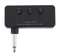 ZAWELIYO Mini Electric Guitar Speaker Compact Small Loudspeaker Box For School and Travel ABS Material F1R