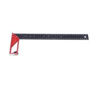 ZAWELIYO Multi Angle Measuring Ruler Durable and Accurate for Woodworkers, 3mm Thickness Aluminium Alloy, 1 Piece (3mm thick all-aluminum alloy 40cm long)
