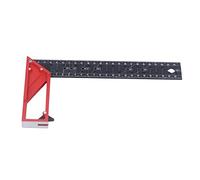 ZAWELIYO Multi Angle Measuring Ruler Durable and Accurate for Woodworkers, 3mm Thickness Aluminium Alloy, 1 Piece (3mm thick all-aluminum alloy 25cm long)