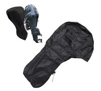 ZAWELIYO Outboard Motor Cover, Windproof Boat Engine Cover for Offshore Use, Full Boat Motor Polyester Windproof Outboard Engine with Storage Bag (#2)