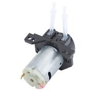 ZAWELIYO Peristaltic Liquid Pump Easy Disassembly Dosing Pump for Experiments, Biochemical Analysis, 12V Mini (Black)