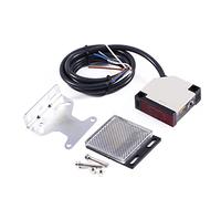 ZAWELIYO Photoelectric Switch Sensor, E3JK R4M1 Specular Reflection Type, AC 90 250V 3A Industrial Automation Detection, for Conveyor Systems, Packaging Machinery Safety