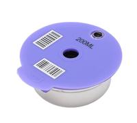 ZAWELIYO Reusable Stainless Steel Silicone Coffee Pod Refillable Capsule for Happy Vivy Suny Myway Coffee Makers (200ml)