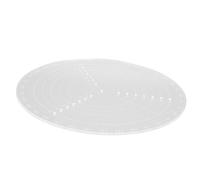 ZAWELIYO Round Center Finder Tool with Clear Scales Durable Acrylic for Woodworking Projects (Small woodworking centering ruler (diameter 20cm))
